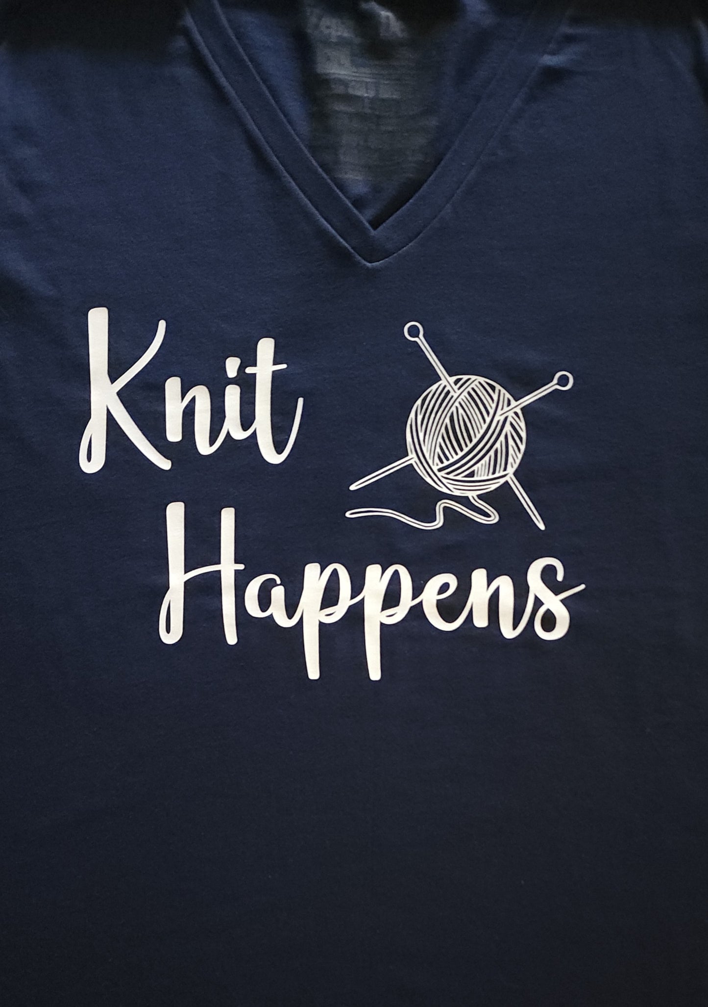 V-Neck Knit Happens